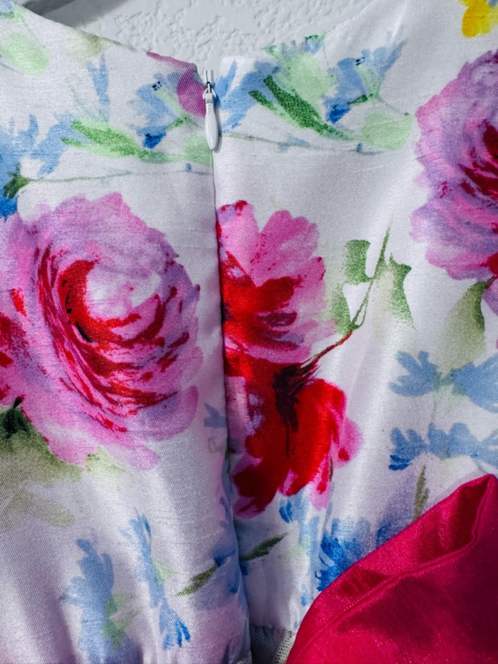 Sorbet Girl’s White Floral Sleeveless Party Dress with Multicolor Blooms. Size 6 - Picture 13 of 13